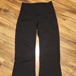 Lululemon Black Flared Yoga Pants